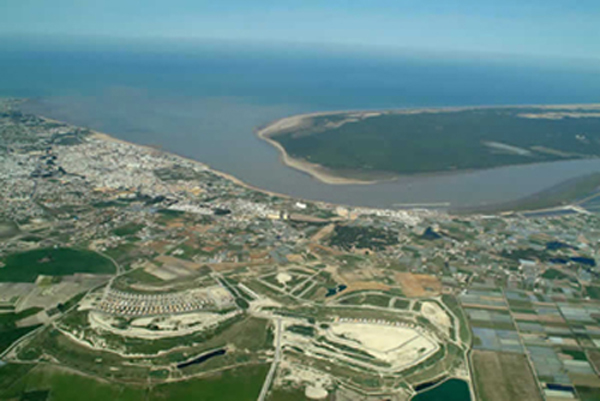 El Guadalquivir en su desembocadura